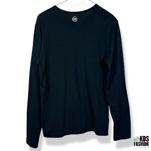 Wonder Nation Boys Black Long Sleeve Tee XL 14-16